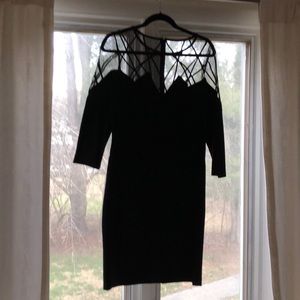 Black Neoprene Dress